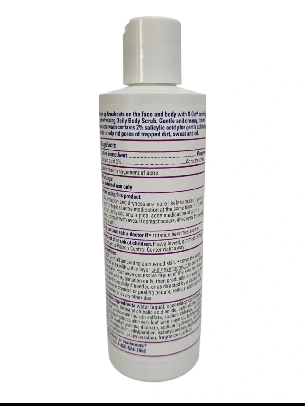 Proactiv X Out Daily Body Scrub Salicylic Acid Acne Treatment, 8 oz LARGE 03/17